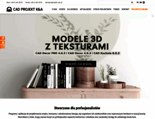 cadprojekt.com.pl screenshot