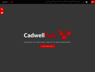 cadwellpark.co.uk screenshot