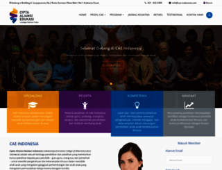cae-indonesia.com screenshot