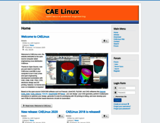 caelinux.com screenshot