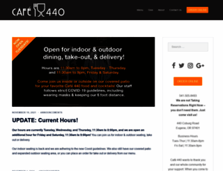 cafe440.com screenshot