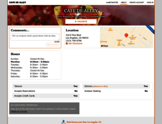 cafealy.netwaiter.com screenshot
