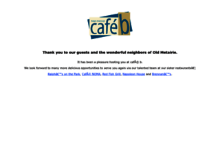 cafeb.com screenshot