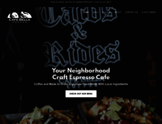 cafebellacoffee.com screenshot