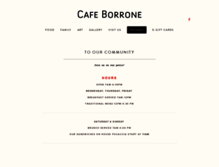 cafeborrone.com screenshot