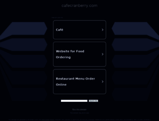 cafecranberry.com screenshot