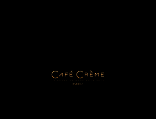 cafecremeparis.com screenshot