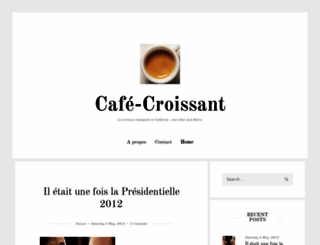 cafecroissant.fr screenshot