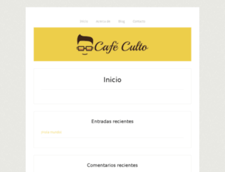 cafeculto.com screenshot