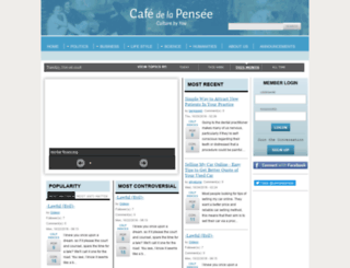 cafedelapensee.com screenshot