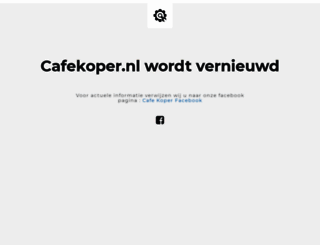 cafekoper.nl screenshot