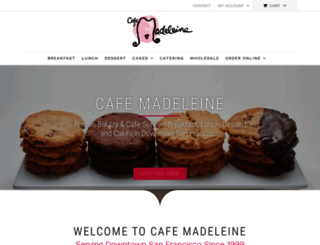 cafemadeleinesf.com screenshot