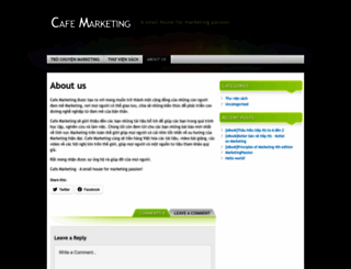 cafemarketingblog.wordpress.com screenshot
