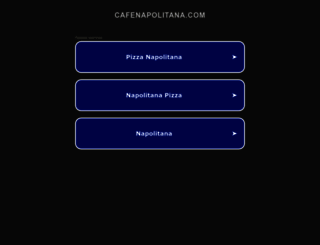 cafenapolitana.com screenshot