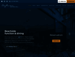 cafeneptune.com.au screenshot