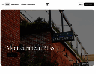 cafesantorini.com screenshot