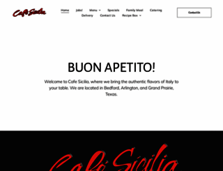 cafesicilia.com screenshot