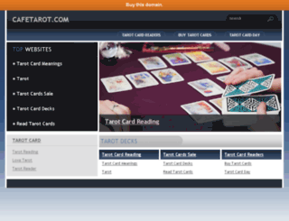 cafetarot.com screenshot