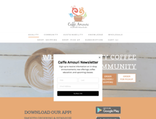 caffeamouri.com screenshot