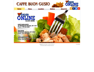 caffebuongusto.net screenshot