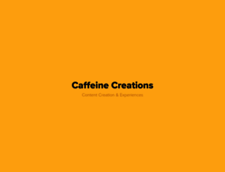 caffeine-creations.com screenshot