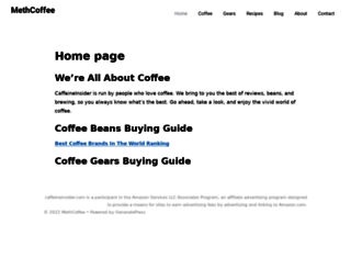 caffeineinsider.com screenshot