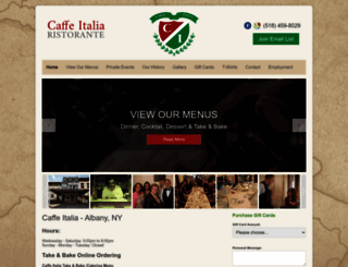 caffeitaliaalbany.com screenshot