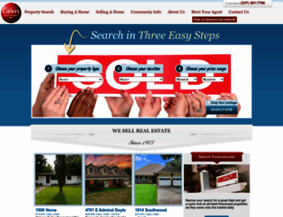 cafferyrealestate.com screenshot