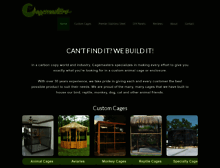 cagemasters.com screenshot