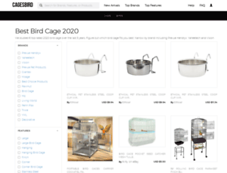 cagesbird.com screenshot