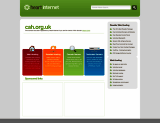 cah.org.uk screenshot
