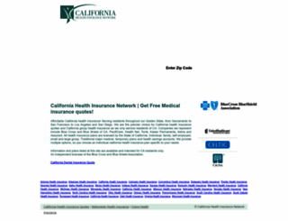 cahealthnetwork.com screenshot