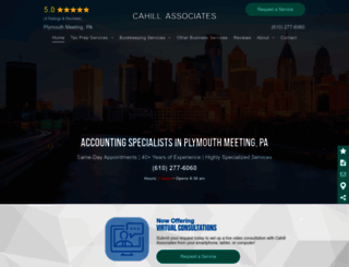 cahill-associates.com screenshot
