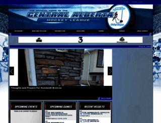 cahlhockey.net screenshot