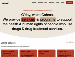 cahma.org.au screenshot