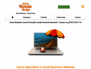 cairns-website-design.com screenshot