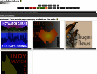 cairns.indywatch.org screenshot