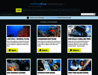 cairnsdiveadventures.com.au screenshot