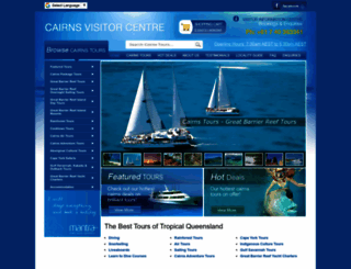 cairnsvisitorcentre.com screenshot