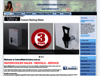 cairnswatercoolers.com.au screenshot