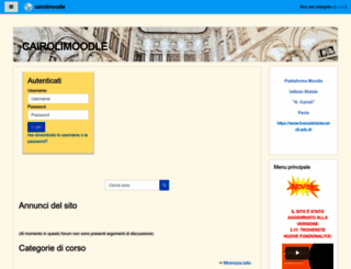cairolimoodle.it screenshot