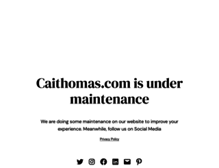 caithomas.com screenshot