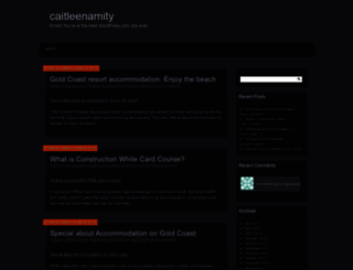 caitleenamity.wordpress.com screenshot