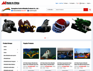 caixinflatable.en.made-in-china.com screenshot