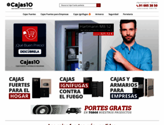 cajas10.com screenshot