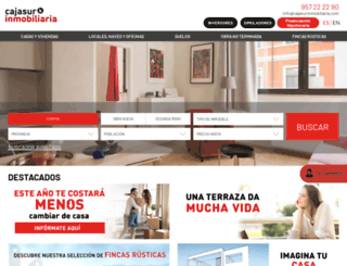 cajasurinmobiliaria.com screenshot