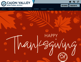 cajonvalley.net screenshot