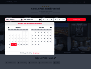 caju-le-petit.funchal-hotels.com screenshot
