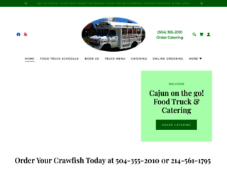cajunfoodbus.com screenshot