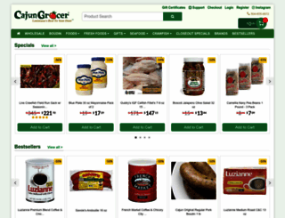 cajungrocer.com screenshot